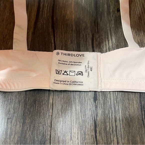 ThirdLove 24/7 Classic T-Shirt Bra Sz 48C *NWOT* - Picture 5 of 6